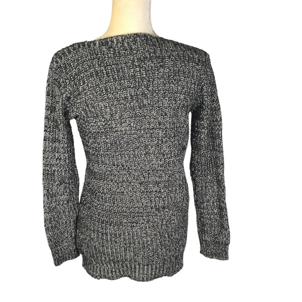 Cupcakes & Cashmere Distressed Knit Sweater Size XS NWOT - Picture 4 of 5